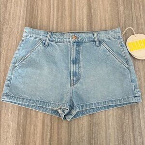 MOTHER Light Blue Jean Shorts
